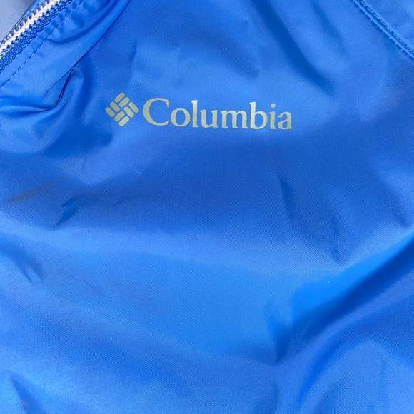 Columbia Womens Light Blue Packable Rain Jacket Size MD - Picture 6 of 8